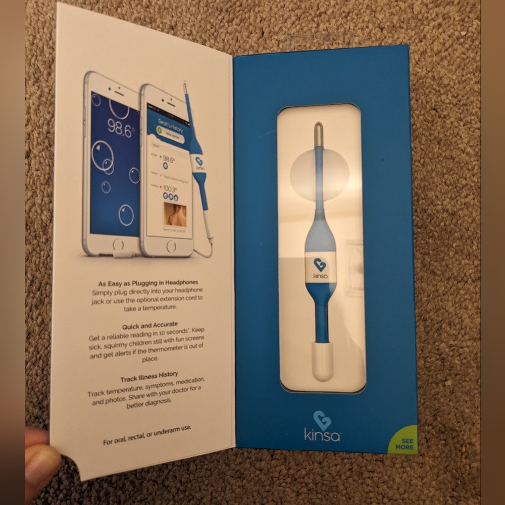 New Kinsa Worlds Smartest Thermometer